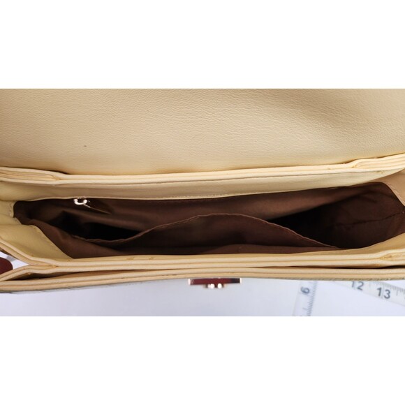 Crossbody Bag Shoulder Satchel Purse PU Leather Bag Flap - Picture 9 of 11